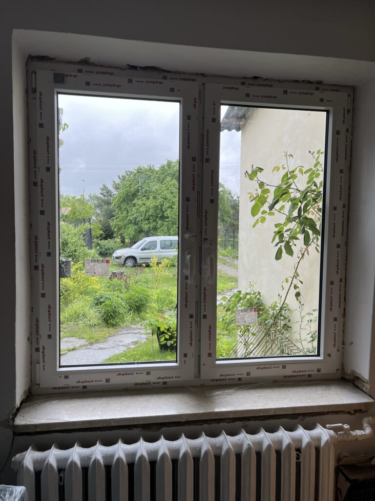 okna PCV na stare ramy
